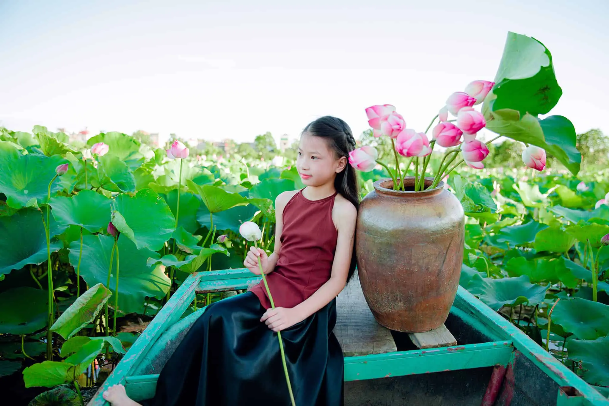 Chụp ảnh đầm sen